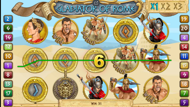 Игровой интерфейс Gladiators Of Rome 5